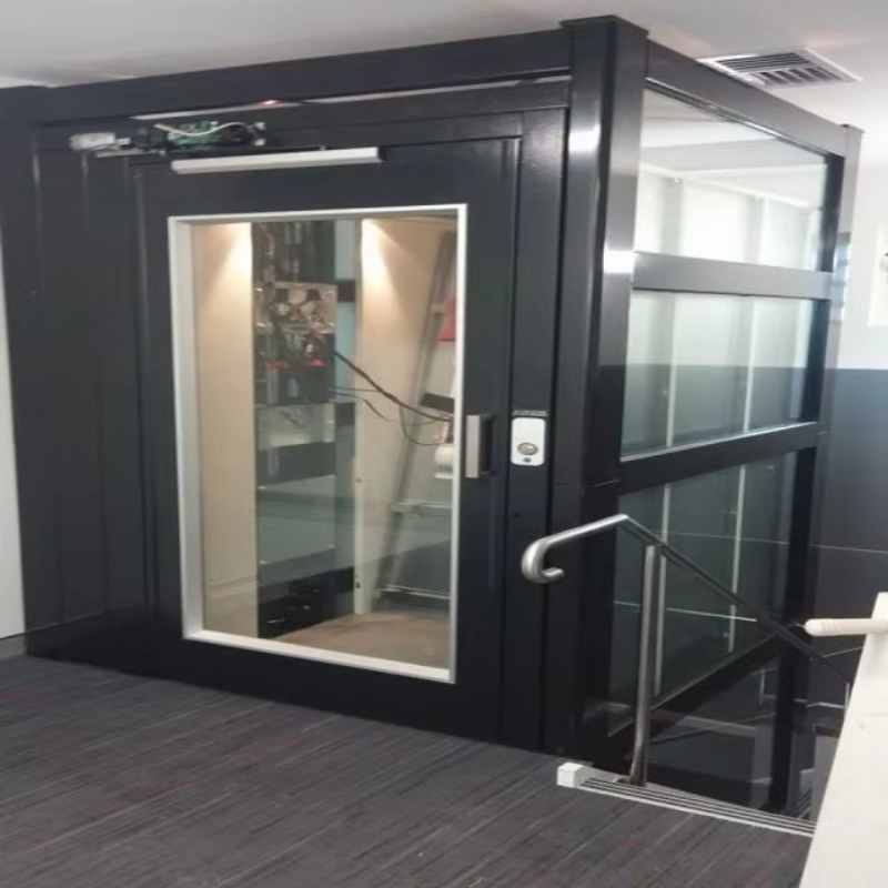 VTEV109 Ascensores Elevadores Стильный стеклянный лифт для виллы для частного двухуровневого дома