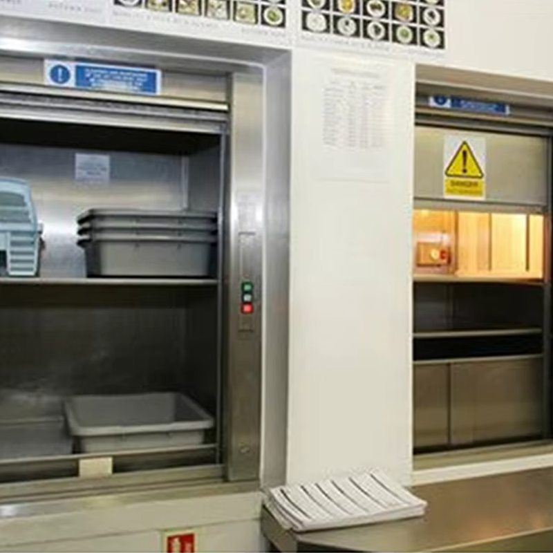 VTEF116 Ascensores Elevadores Ресторанный кухонный лифт для доставки еды с защитным дверным замком