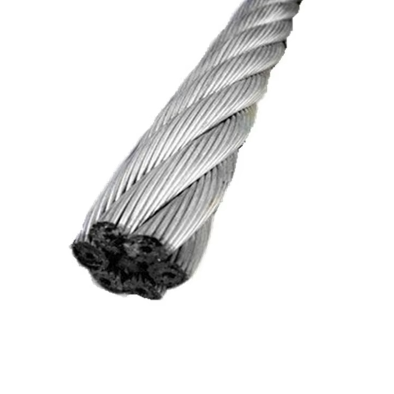 VTSP264 8X25F-IWRC Нержавеющий оцинкованный тяговый стальной трос лифта для использования в гостиницах