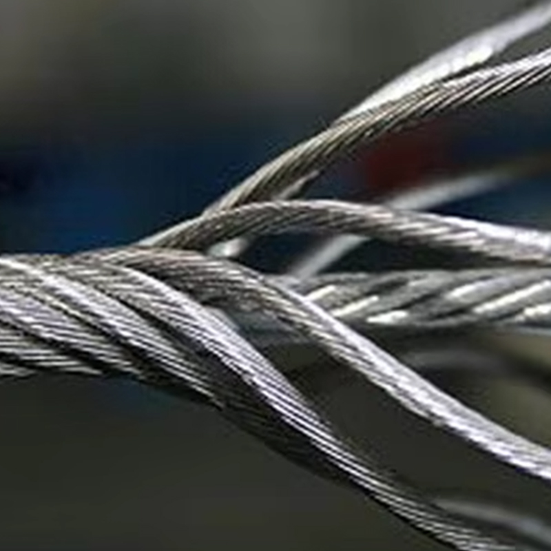 VTSP263 Китайская фабрика 11 мм с высокой прочностью на разрыв, жаропрочный нержавеющий оцинкованный стальной трос для лифта